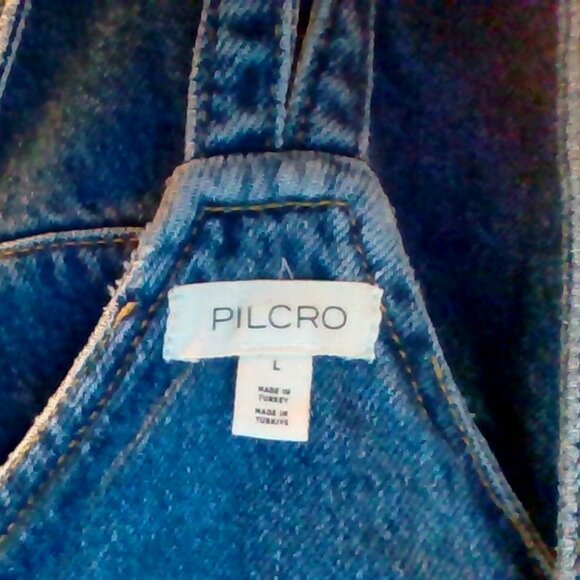 Brand New Pilcro Square-Neck Denim Mini Dress - Picture 11 of 13
